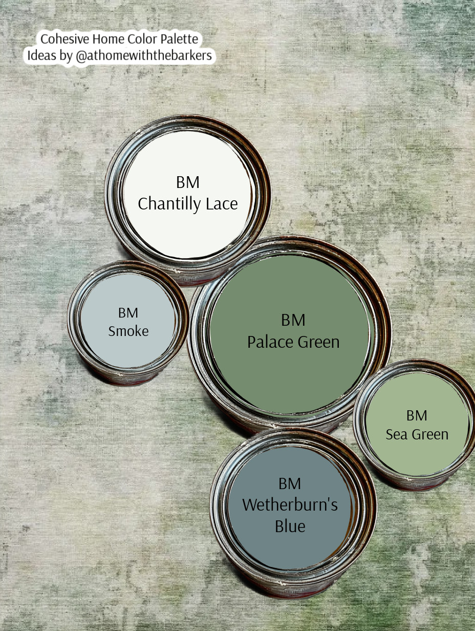 Blue and green paint color samples and matching area rug 

 #LTKHome #LTKSaleAlert