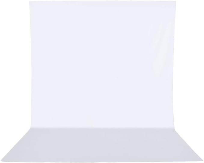 HEMMOTOP White Photo Backdrop, 6x9 ft White Background for Photography, Seamless White Screen Bac... | Amazon (US)