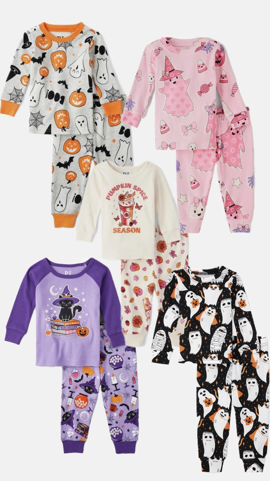 Halloween pajamas // fall pjs for kids