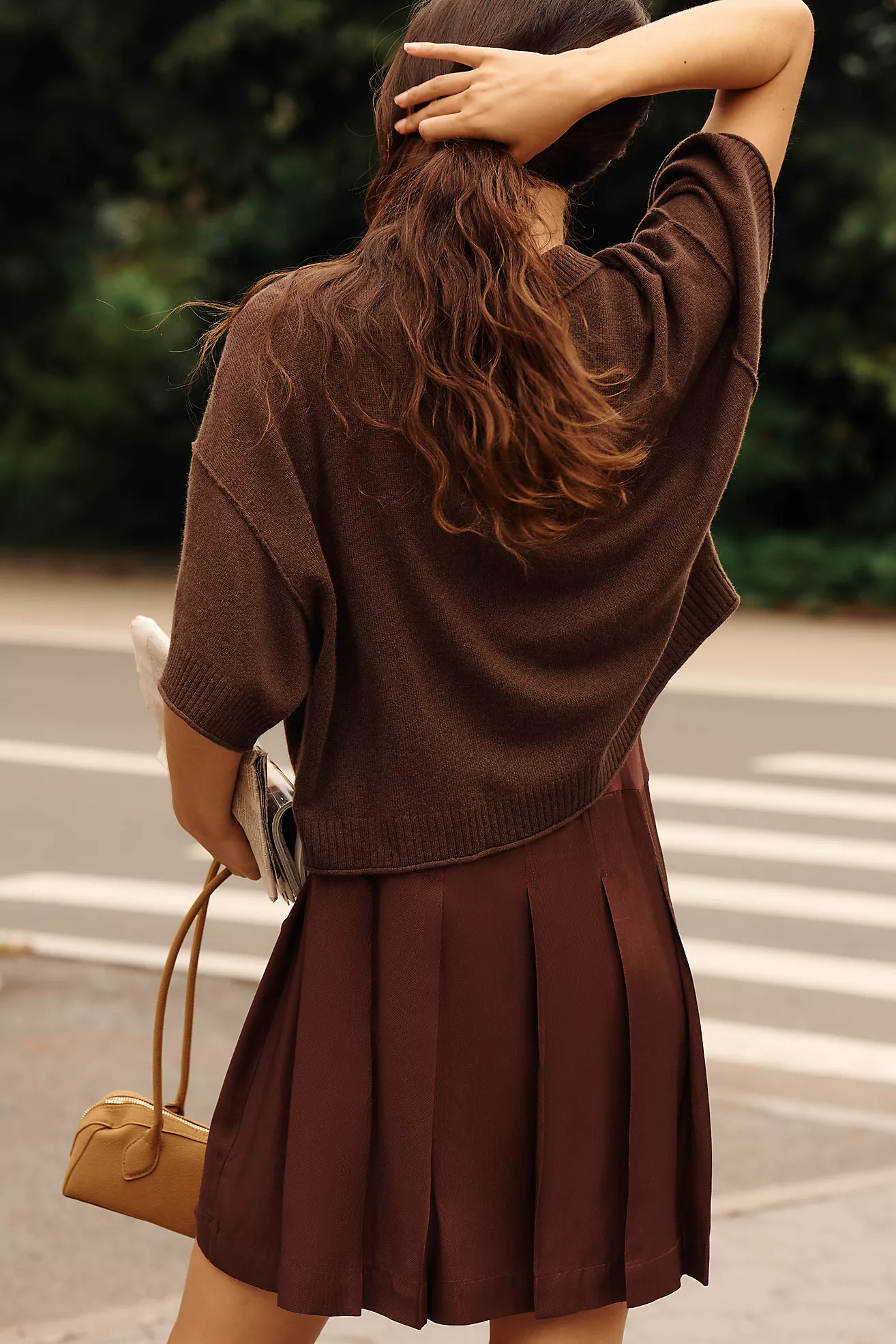 Goldie Wool Cashmere Twofer Mini Dress | Anthropologie (US)