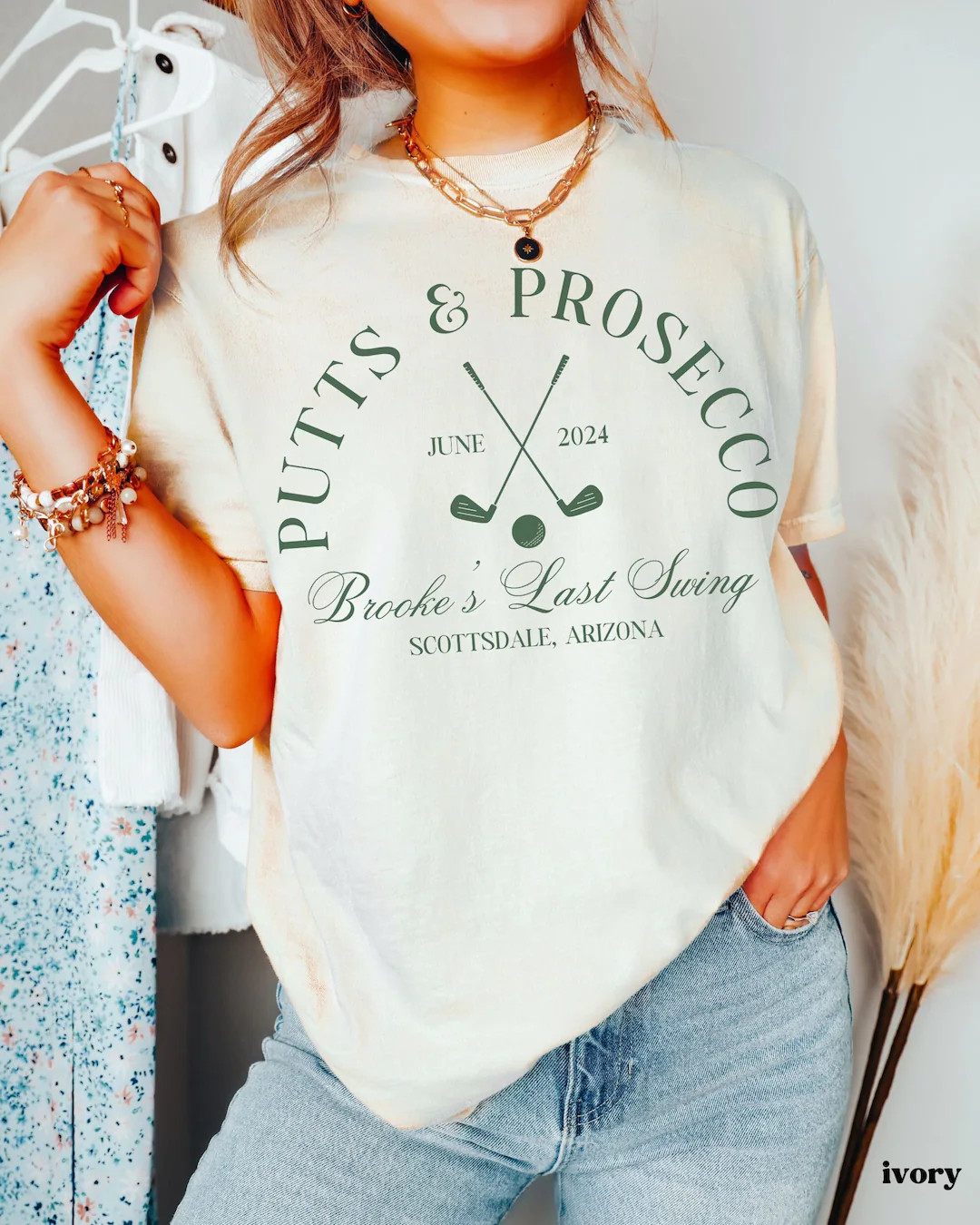 Putts and Prosecco Golf Bachelorette, Girl Golf Trip Matching Tees, Gift for Golfer, Social Club ... | Etsy (US)