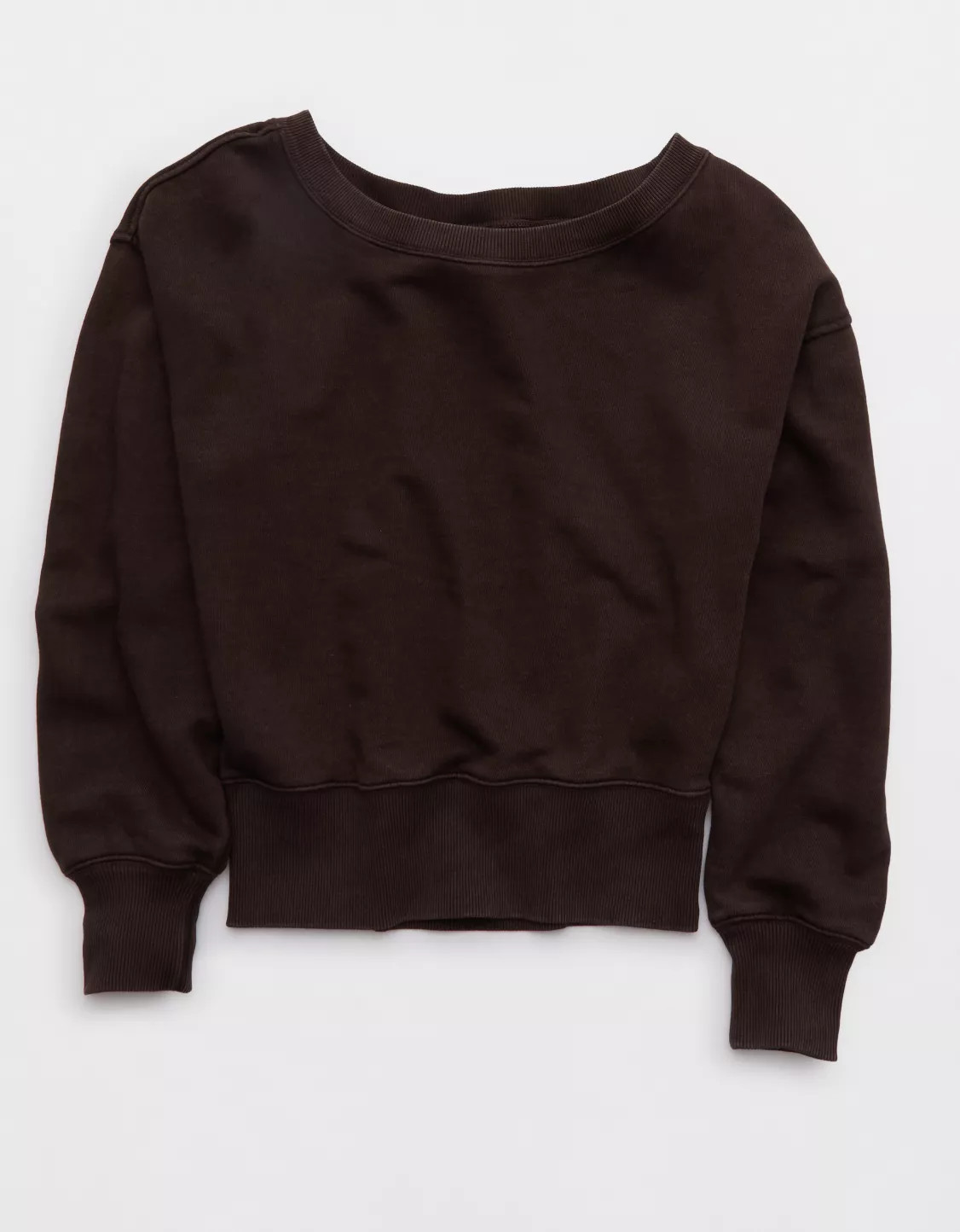 Aerie Go-To Off The Shoulder Sweatshirt | Aerie