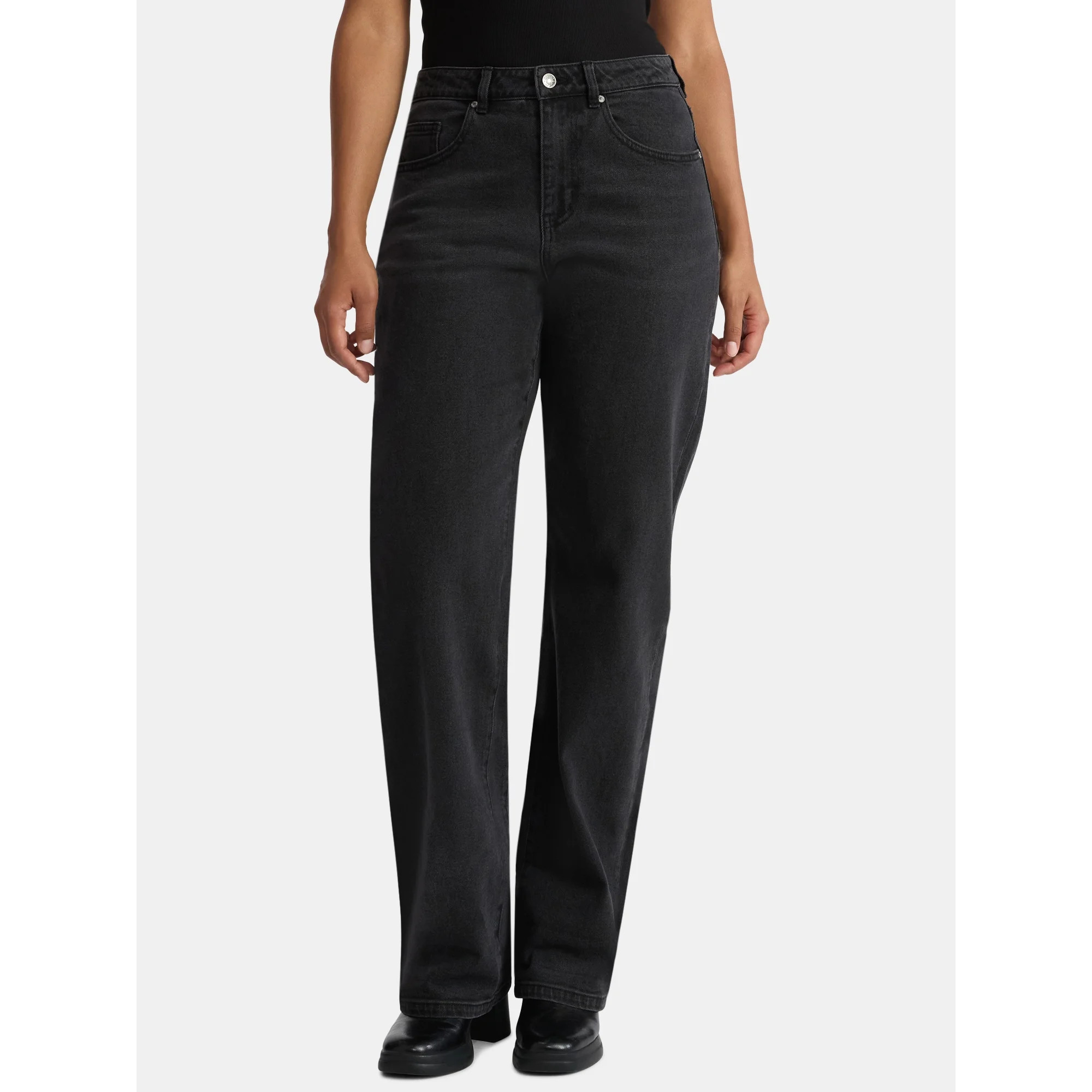 Madden NYC Women's Barrel Jeans, 28" Inseam, Sizes 00-18 - Walmart.com | Walmart (US)