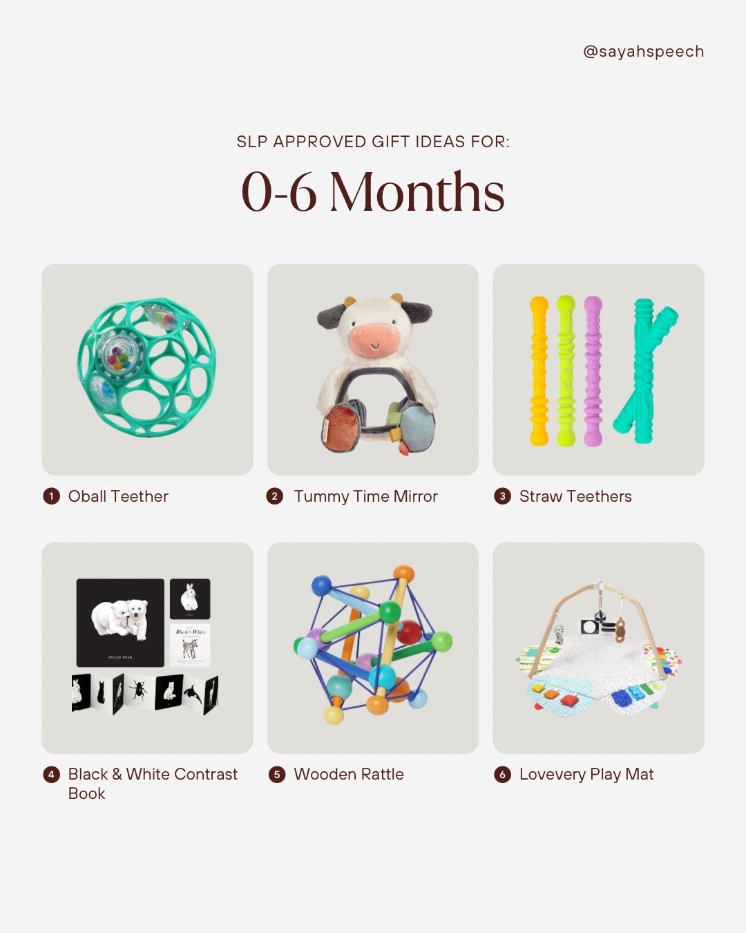 Looking for gifts that will support your baby’s development? Start here! Hand picked goods from a pediatric speech language pathologist! 

#LTKFamily #LTKGiftGuide #LTKBaby
