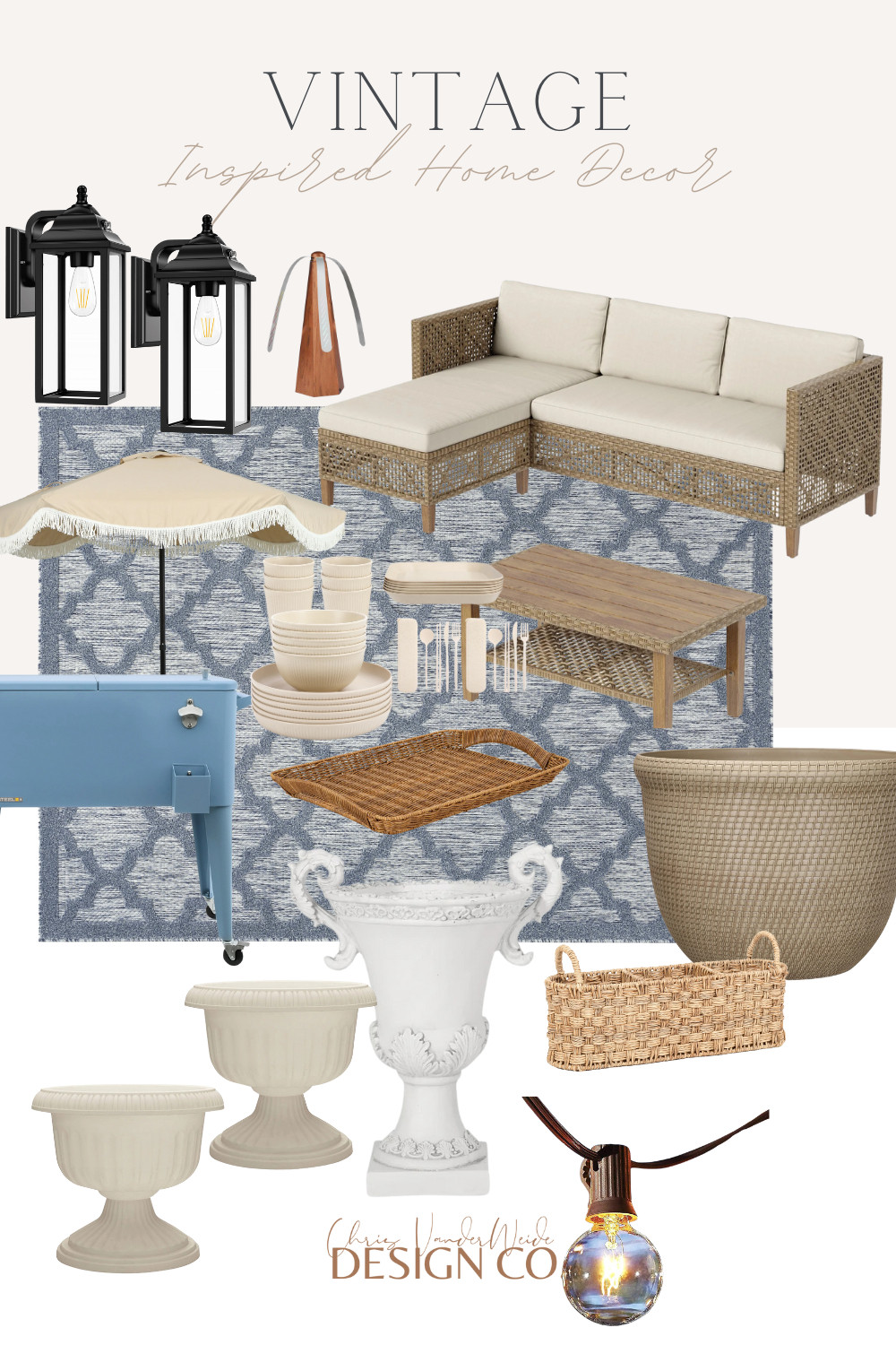 Outdoor patio furniture perfect for entertaining 

 #LTKHome #LTKFindsUnder100 #LTKStyleTip
