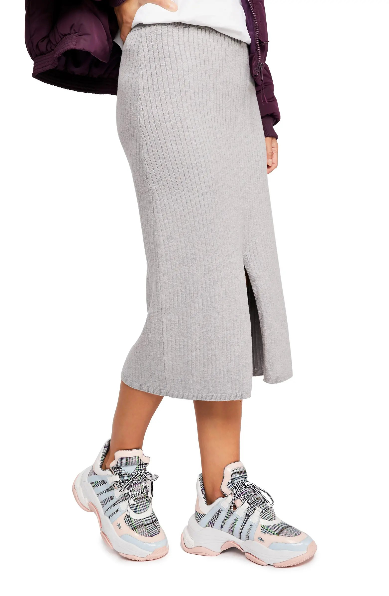 Skyline Rib Midi Skirt | Nordstrom