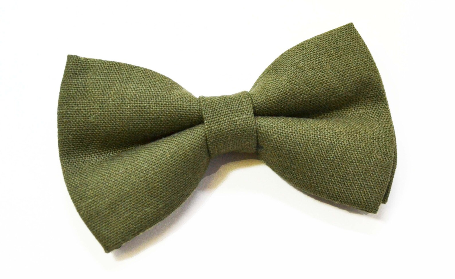 Olive Green Linen Bow Tie for Men/adult/baby/kids/children/blue/gingham/wedding/outfit/pictureday... | Etsy (US)