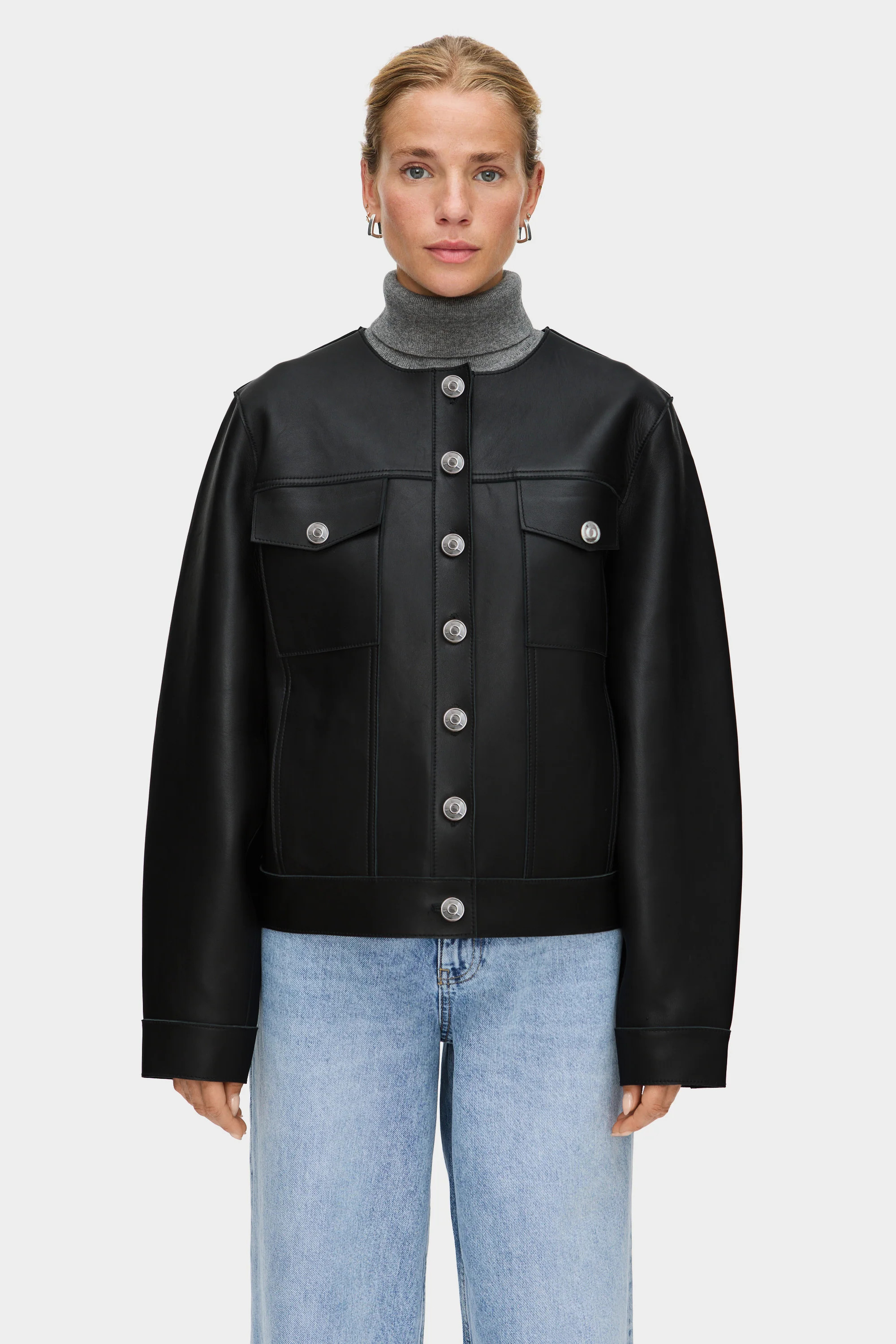 ALIGNE Leather Jacket - Black | Moto | ALIGNE UK & EU