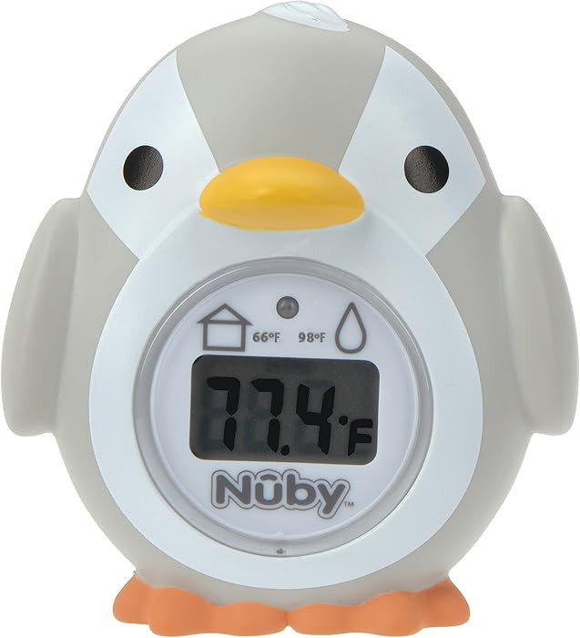 Nuby Bath and Room Digital Thermometer - Baby Thermometer for Safe and Cozy Bath and Room Tempera... | Amazon (US)
