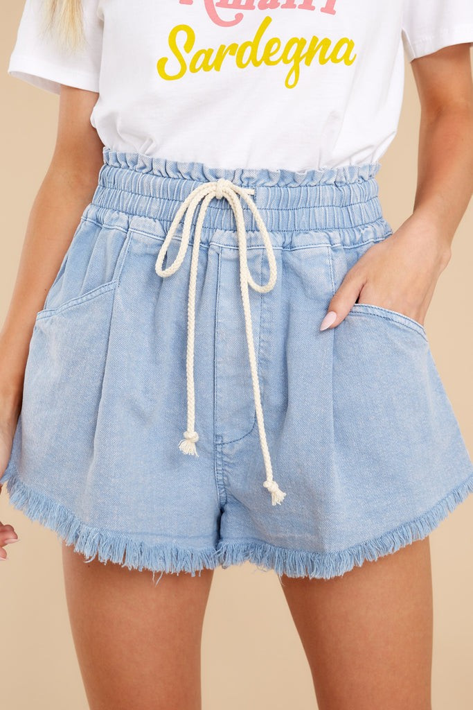 Spirit Of Freedom Medium Chambray Shorts | Red Dress 