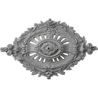 Ekena Millwork 22.5-in W x 35.875-in L Architectural Primed Polyurethane Ceiling Medallion | Lowe's