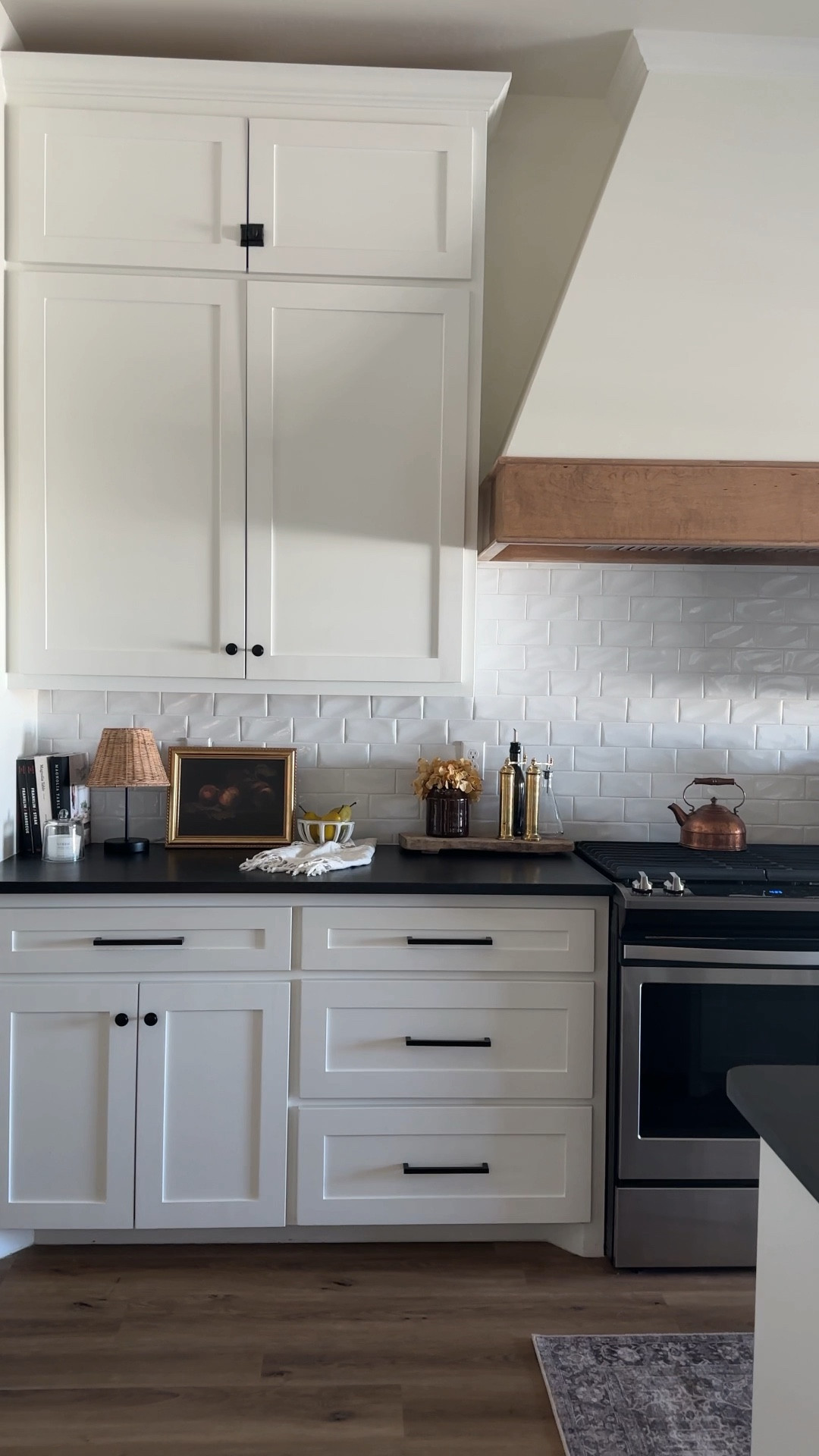 Kitchen Counter Home Decor Styling 🤎

Loving this moody print and the frame is from Frame it Easy!
Lamp is a home goods find I can’t link 🥹

My ruffled dress is from @Cato I’m wearing a 2XL for reference, beautiful mustard color 🫶

#LTKhome #LTKplussize