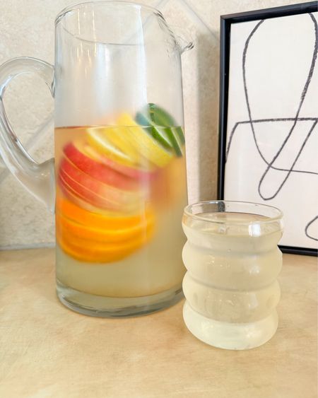 This glass pitcher will come in handy for hot summer days! 

#LTKStyleTip #LTKSeasonal #LTKHome
