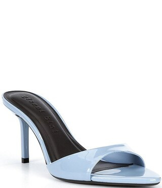 Camrun Patent Almond Toe Stiletto Slide Sandals | Dillard's