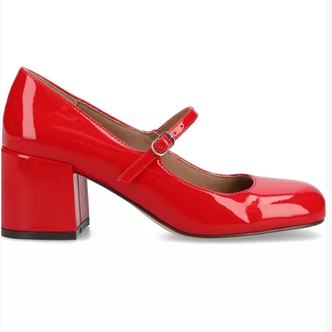 Red patent platform Mary Janes!

#LTKootd #LTKOver40 #LTKSaleAlert