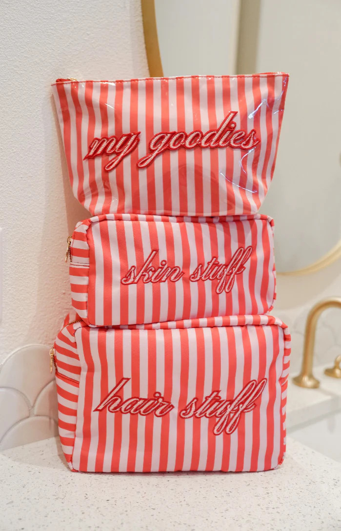 Pink + Red Stripes Bundle (My Goodies + Skin Stuff + Hair Stuff) | KenzKustomz