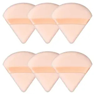 Pimoys 6 Pieces Powder Puff Triangle Makeup Powder Puffs for Face Powder Setting Powder Cosmetic ... | Amazon (US)