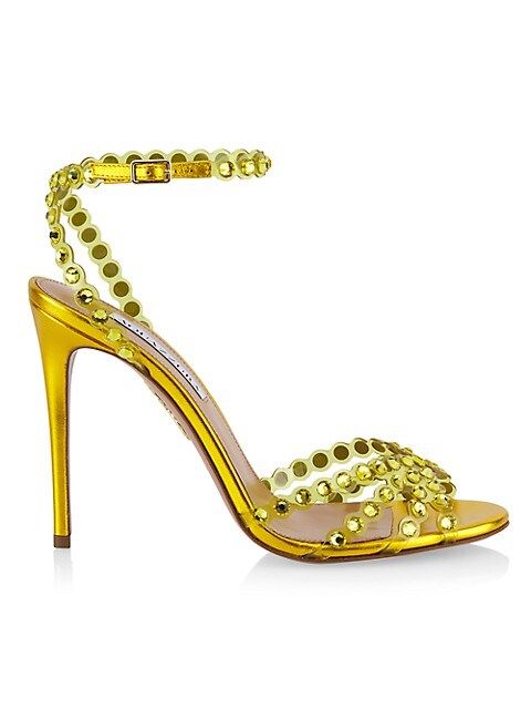 Tequila Crystal-Embellished Ankle-Strap Sandals | Saks Fifth Avenue
