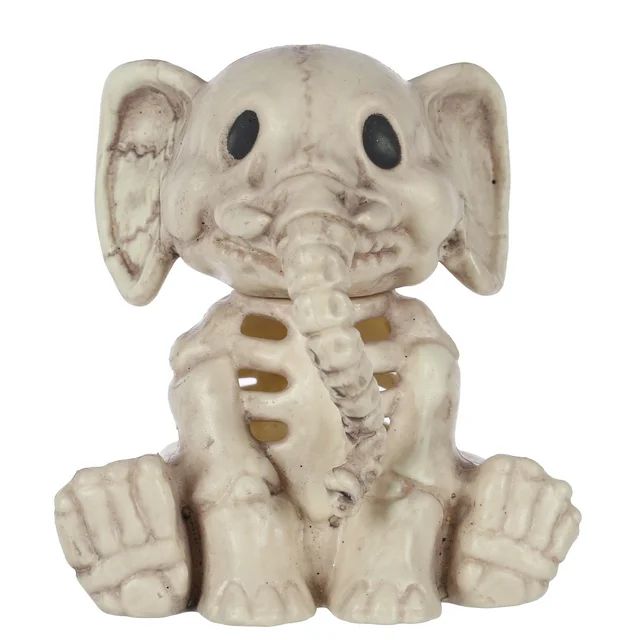 Halloween Outdoor Decor Faux Elephant Skeleton, 5-Inch, by Way To Celebrate | Walmart (US)