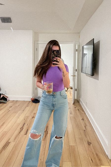 bodysuit xs
jeans 23 (they run big)
#easter #easteroutfit #bodysuit #jeans #nightout #daydate #datenight #style 

#LTKunder100 #LTKstyletip #LTKSeasonal