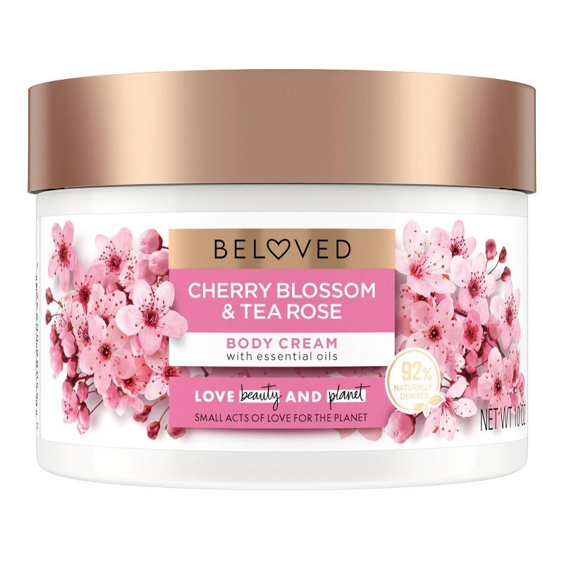 Beloved Cherry Blossom & Tea Rose Body Cream - 10oz | Target