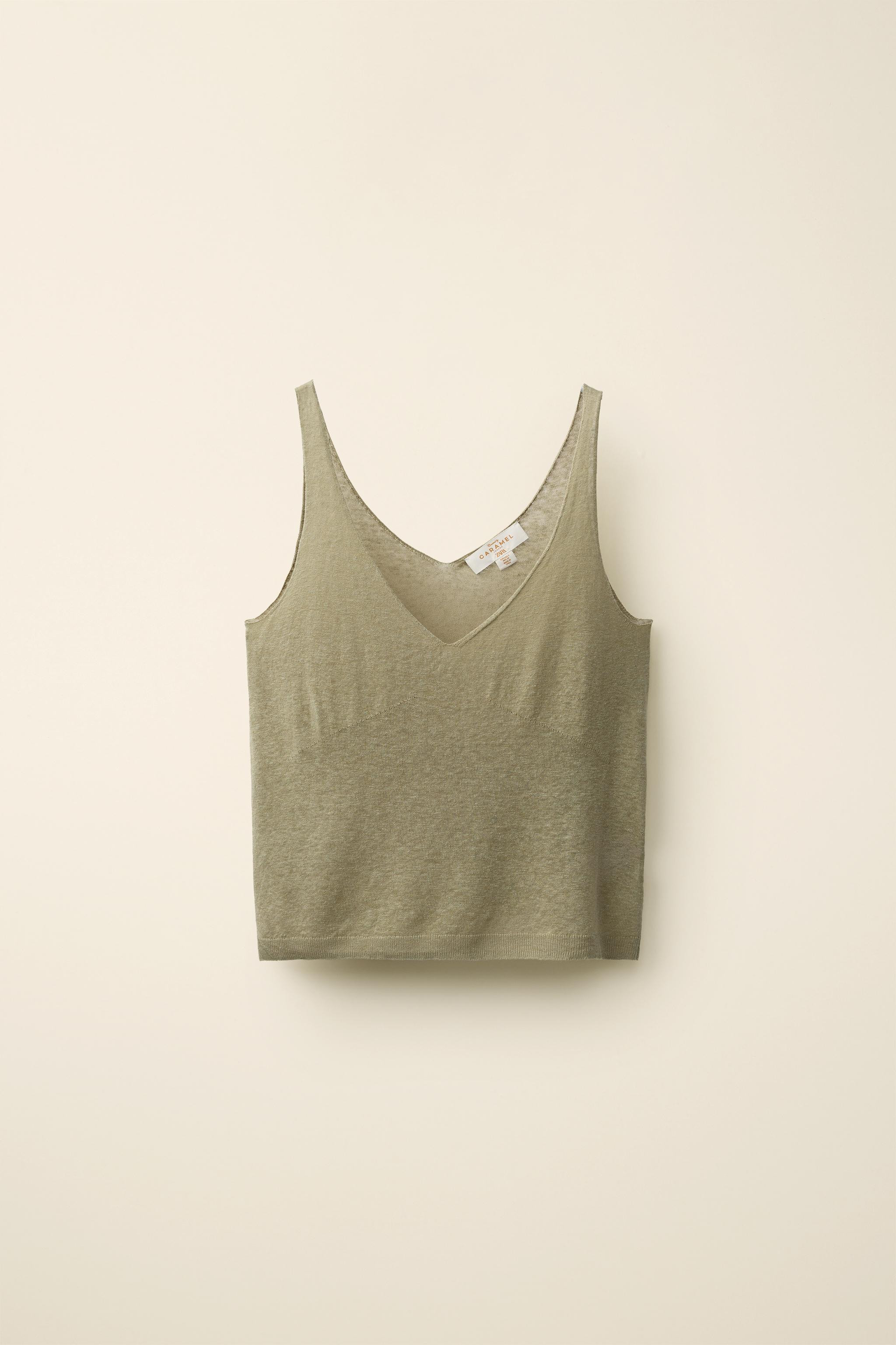 KNIT STRAPPY TOP CREATED BY CARAMEL LONDON X ZARA | Zara US