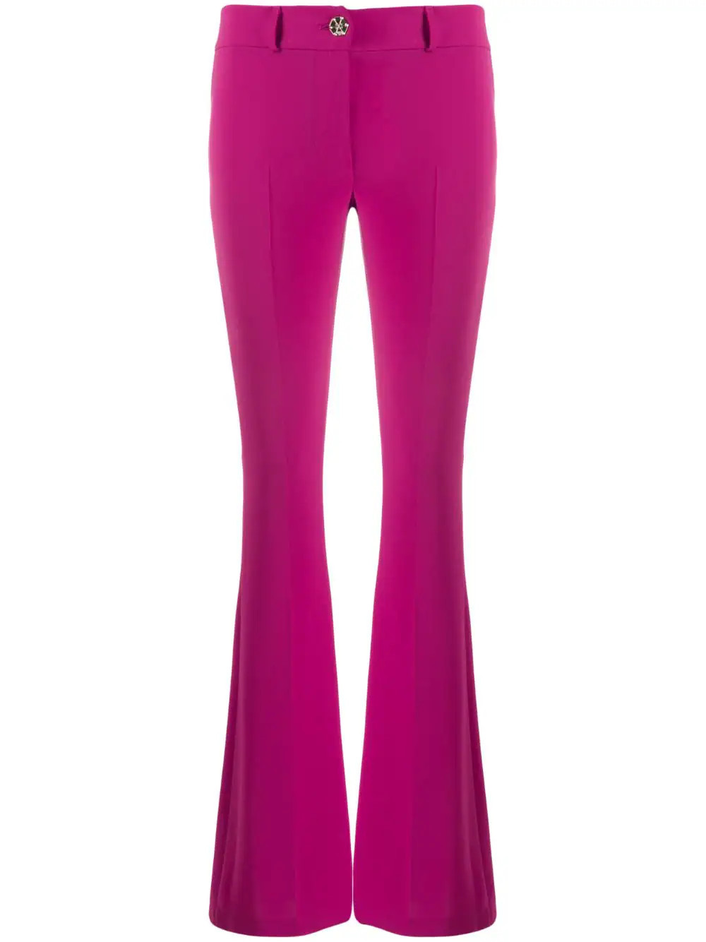Philipp Plein flared trousers - Pink | Farfetch Global