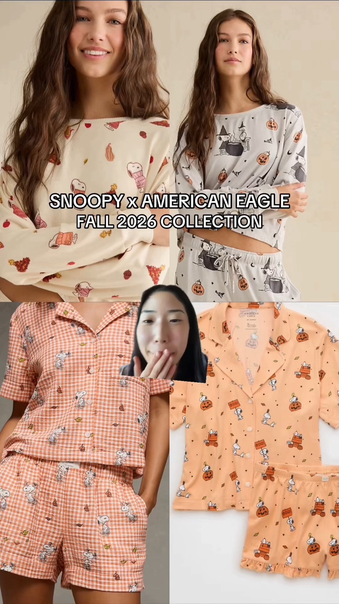 Snoopy x American Eagle Fall 2026 Collection!! 🧡

#snoopy #peanuts #americaneagle #aerie #pajamas #pajamaset #halloween #fall #falloutfit #halloweenstyle #loungewear #stuffedanimal #halloweendecor

#LTKSeasonal #LTKselfcare #LTKmorningroutine