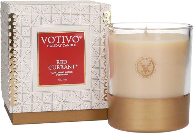 Votivo 10 oz Holiday Candle - Red Currant | Amazon (US)