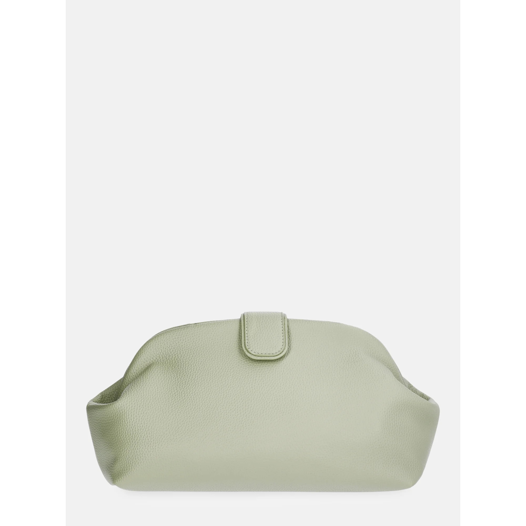 Free Assembly Women's Faux Leather Clutch Handbag, Sage Green | Walmart (US)