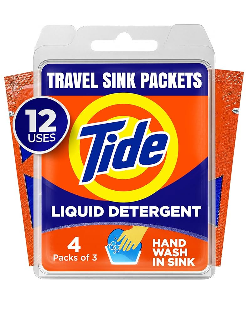 Tide Travel Sink Packets - 4 Packs of (3) | Amazon (US)