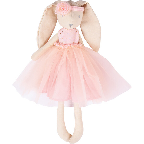 Marcella the Bunny in Ballerina Pink Dress | Maisonette