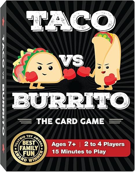 Taco vs Burrito - The Strategic Family Friendly Card Game Created by a 7 Year Old - Perfect for B... | Amazon (US)