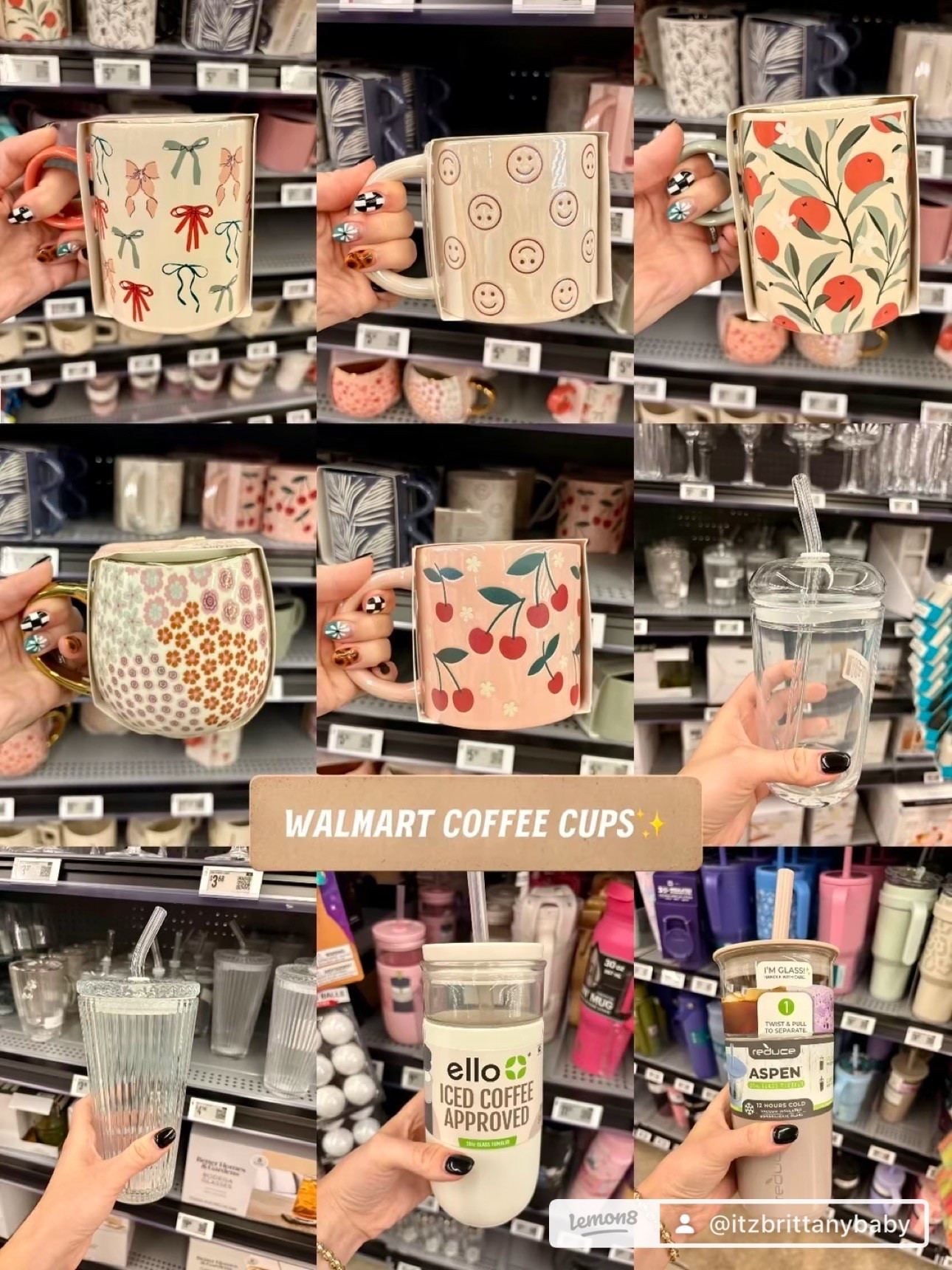 Walmart has the cutest coffee mugs and tumblers. I know I’m not the only one with a cup addiction 🤩

#LTKHome #LTKSeasonal #LTKTravel