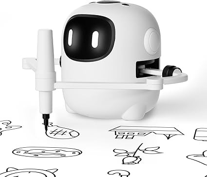 Robot de dibujo para niños con 150 tarjetas, máquina de dibujo educativo interactiva por voz, j... | Amazon (US)