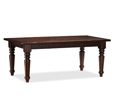 Sumner Extending Dining Table, Rustic Mahogany, 76"" - 120"" L | Pottery Barn (US)
