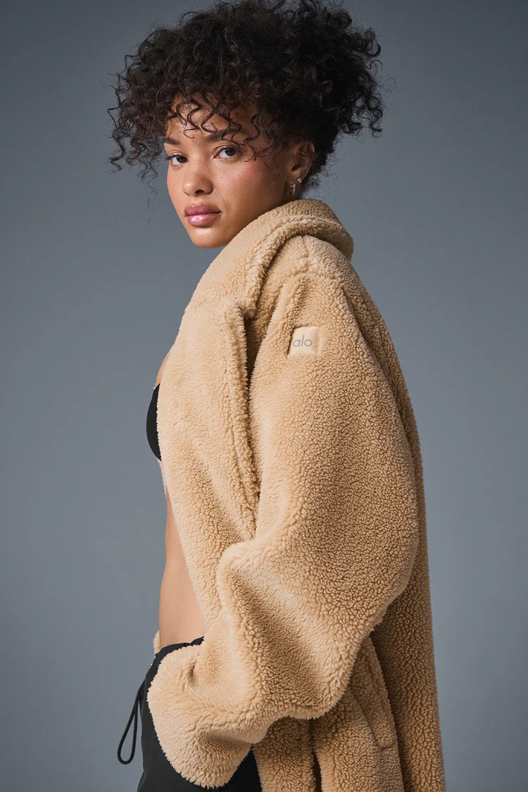 Oversized Sherpa Trench - Espresso | Alo Yoga (US)