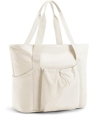 BAGSMART Women Tote Bag Large, Travel Tote Shoulder Bag with Compartment, Top Handle Handbag for ... | Amazon (US)