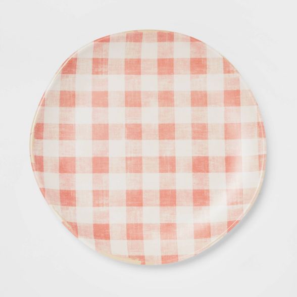 11&#34; Melamine Gingham Dinner Plate - Threshold&#8482; | Target