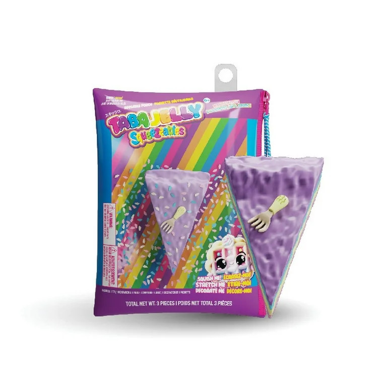 Taba Jelly Squishies Rainbow Cake - FuFu Squeeze Stress Relief Toy for Kids & Adults - Stretchy &... | Walmart (US)