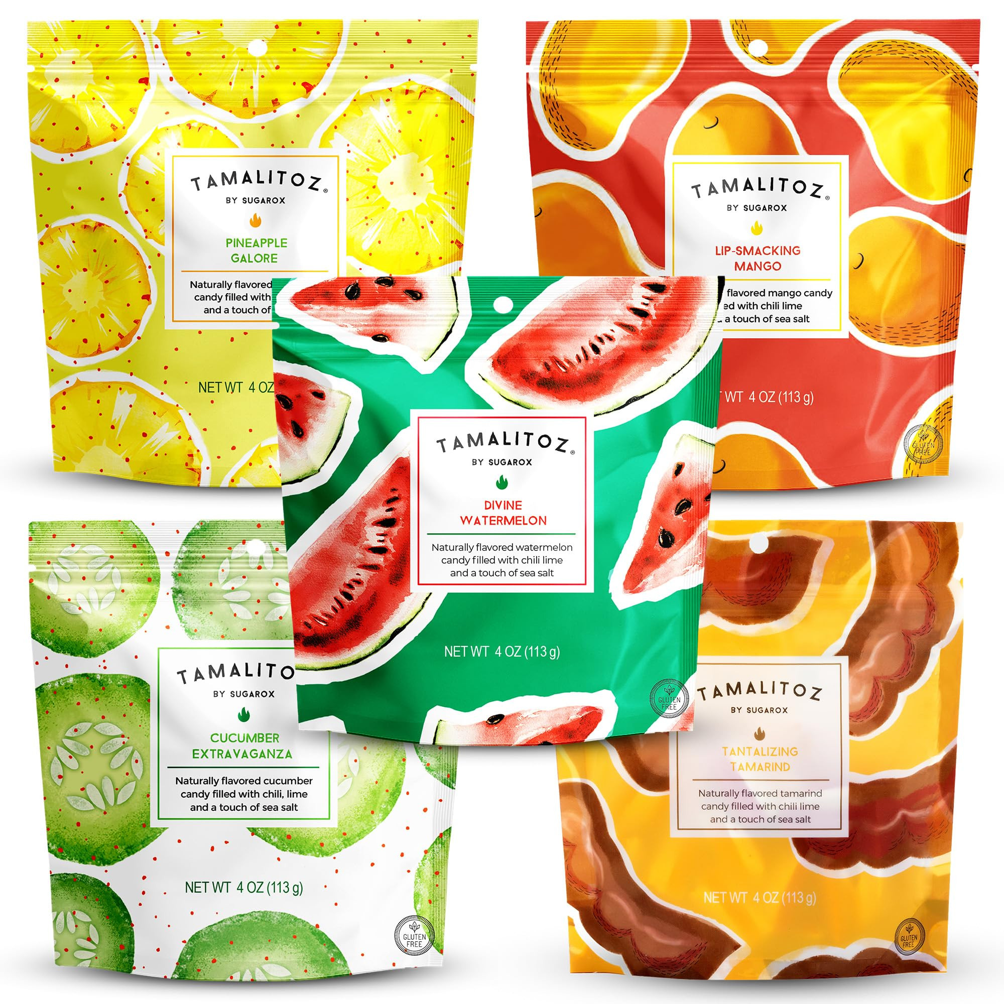 Tamalitoz Fiesta Pack – Spicy Mexican Hard Candy Variety with Chile, Lime & Sea Salt – 5 Flav... | Amazon (US)