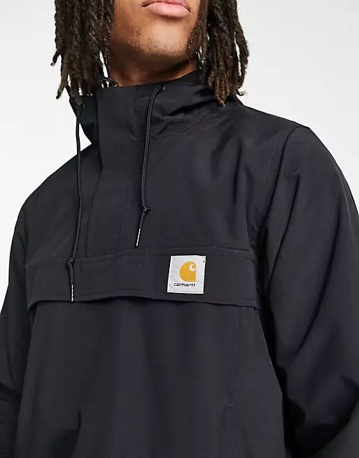 Carhartt WIP Nimbus pullover jacket in black | ASOS (Global)
