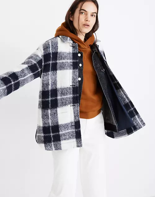 Walton Shirt-Jacket in Colleton Plaid | Madewell