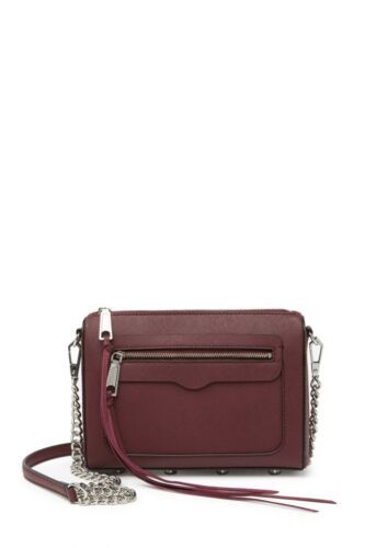 Rebecca Minkoff Avery Leather Crossbody Bag In Bordeaux New With Tags  | eBay | eBay AU