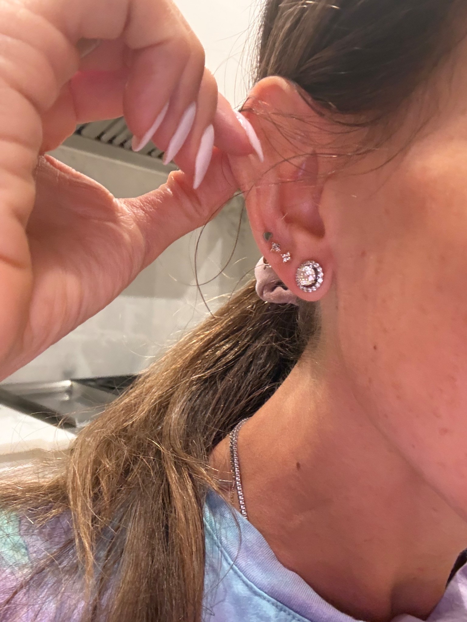 My earring stack smaller ones are Amazon 