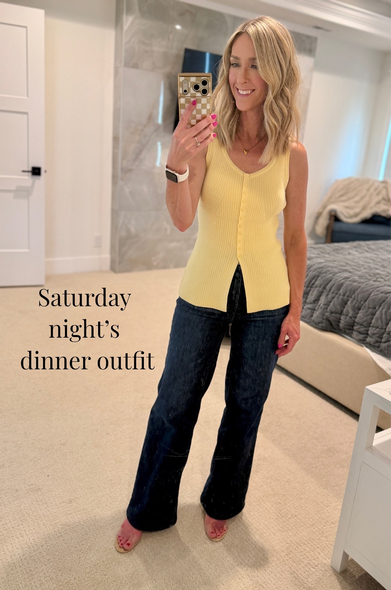 Saturday night’s dinner outfit.

#LTKdayinmylife #LTKootd #LTKmomlife