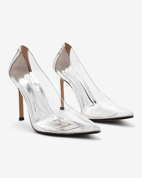 Classic Clear Pointed Toe Pumps | Express