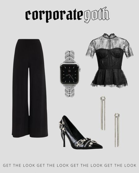 Corporate goth - all black business fashion finds 

#LTKworkwear #LTKstyletip #LTKshoecrush