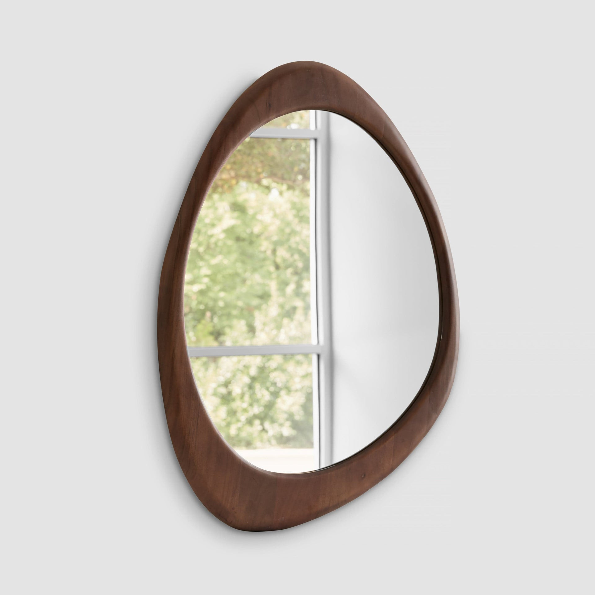 The Citizenry Mirai Wood Mirror | Brown - The Citizenry | Havenly | Havenly