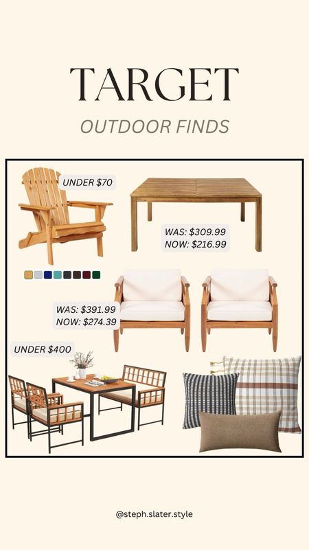 Target outdoor finds! All on sale and perfect for summer parties! 

#LTKSeasonal #LTKStyleTip